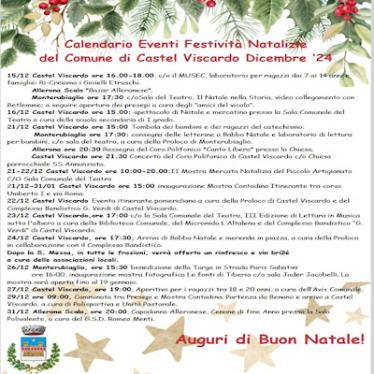 playbill Christmas in Castel Viscardo - Castel Viscardo